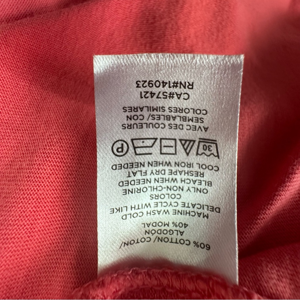 Loft Modern Wedge Tee Pink Size XL - Picture 4 of 5